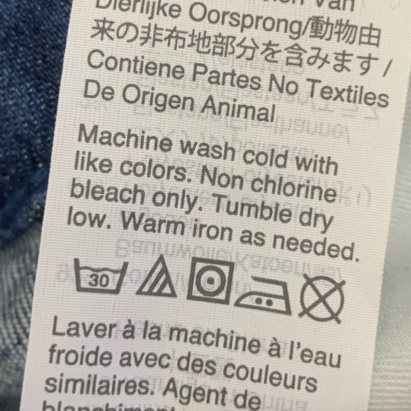 SOLD*Madewell Slim Straight Jeans Navy Dot Edition - Picture 12 of 13